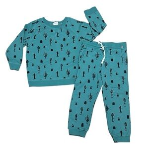 Feather 4 Arrow Cactus Pullover Jogger Set